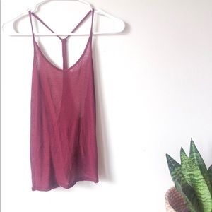 Maroon tank